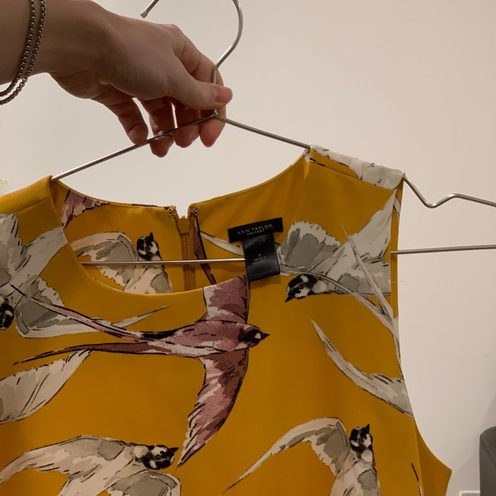 Ann Taylor Mojave Shift Dress Size 6 - Picture 7 of 7